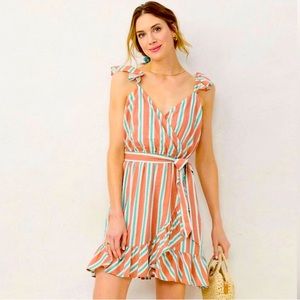 Lauren Conrad adorable rust/green summer dress!!